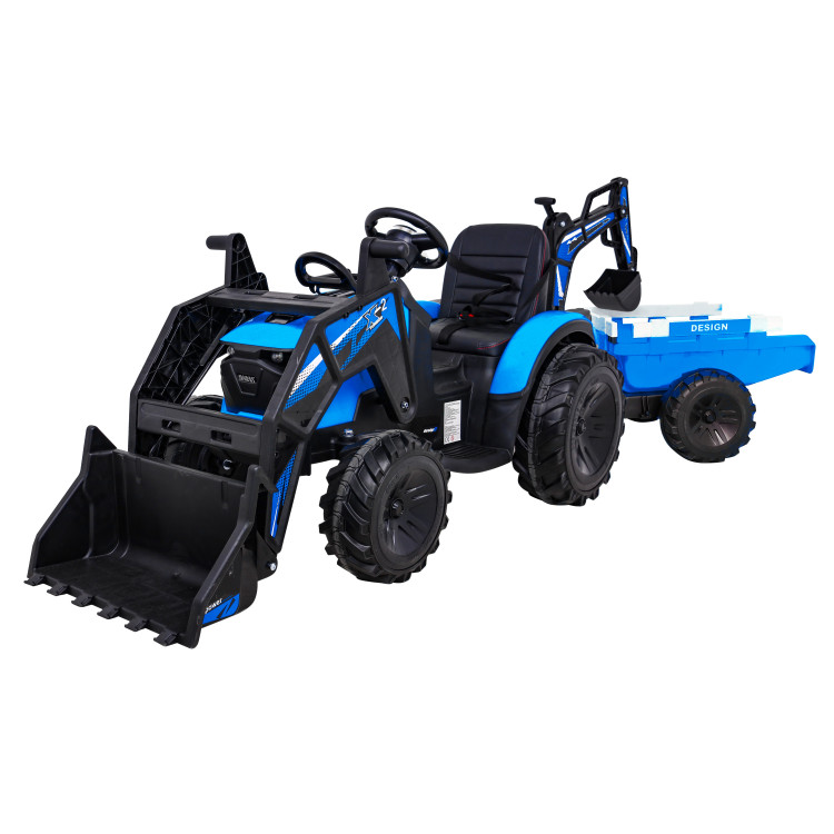 Elektrický traktor 720-T - modrý